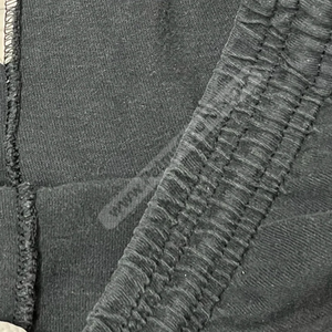 Pantalones cortos de sudor con lavado ácido negro de alto impacto, diseño personalizado, pantalones cortos de sudor con lavado ácido a precio asequible, serigrafía bordada - Product Image 6