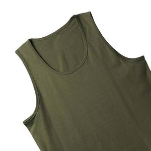 Camiseta sin mangas de secado rápido para hombre, Camiseta holgada de estilo callejero para gimnasio, entrenamiento físico, camiseta sin mangas de algodón transpirable para hombre - Product Image 2