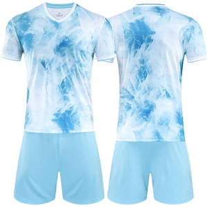 Conjuntos de camisetas de fútbol unisex para adultos con logotipo personalizado, nombres de equipos personalizables, números, 100% de poliéster, transpirable, de secado rápido, manga corta - Product Image 2