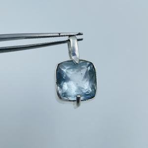 เครื่องประดับจี้อัลลอยชุบเงินสไตล์วินเทจทำด้วยมือพร้อมด้วยเพทายพลอยอัญมณีเจียระไนสำหรับผู้หญิงผู้ชาย - Product Image 3