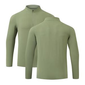 Camisa ecuestre de manga larga ecuestre de alta elasticidad cálida de fabricantes de ropa ecuestre de invierno con logotipo personalizado para hombre - Product Image 6