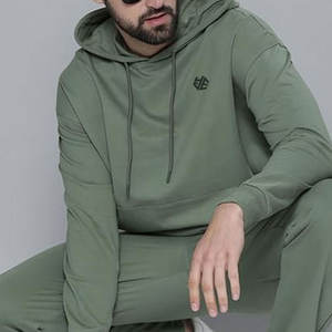 Vente en gros de survêtements pour hommes légers et respirants de qualité supérieure à séchage rapide vêtements de jogging 100% coton pour l'hiver motif solide - Product Image 3
