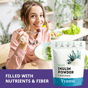 Inulina de Agave de Alta Calidad de Marca Privada Como sustituto natural del azúcar, la fibra prebiótica dietética ayuda a regular la salud intestinal - Product Image 5