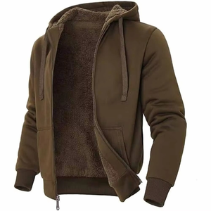 2026 Latest Fashion <b>Men's</b> Softshell Winter Warm Hooded Breathable Jacket Fleece Lined Waterproof Windproof <b>Sherpa</b> Coat <b>Hoodies</b> - Product Image 1