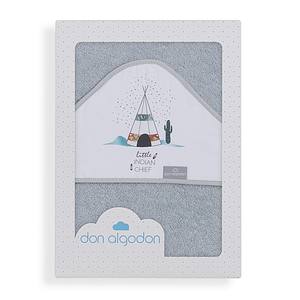 Toalla de Baño Dakota 100x100 400 GSM de Algodón Terry Gris con Estampado de Dibujos Animados para Uso Doméstico para Niños - Product Image 1