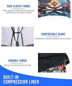 Men's 2-in-1 Athletic Workout Shorts High Quality Custom Gym Running Shorts Casual Solid Pattern Polyester Cargo Shorts - Product Image 3