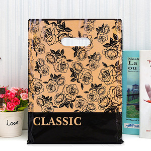Eco-Friendly Recyclable Reusable LDPE Shopping Tote <b>Bags</b> with Custom Logo Silk Screen Printing Patch Handle-Wholesale - Product Image 2