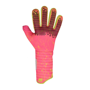 ถุงมือผู้รักษาประตูฟุตบอลแบบขายส่ง พร้อมยางลาเท็กซ์ที่มีความทนทานและสายรัดข้อมือปรับได้ ผลิตในประเทศปากีสถาน - Product Image 6