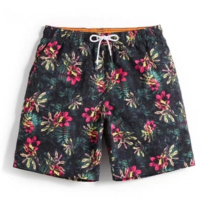 Custom Floral <b>Men</b> Swim <b>Trunks</b> Quick Dry Beach Board Shorts Drawstring Surf Fishing Shorts - Product Image 3