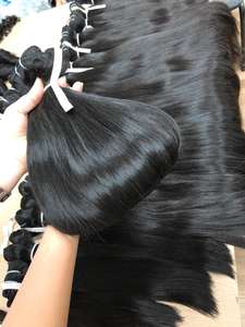 Peluca lisa de hueso de trama, doble máquina, extensión de cabello humano virgen Remy de alta calidad, precio al por mayor - Product Image 4