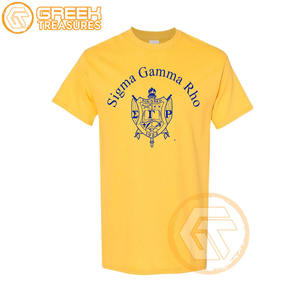Camiseta personalizada Sigma Gamma Rho para mujer, ropa de hermandad, Jersey de algodón, camiseta transpirable de alta calidad, ropa griega para mujer - Product Image 2