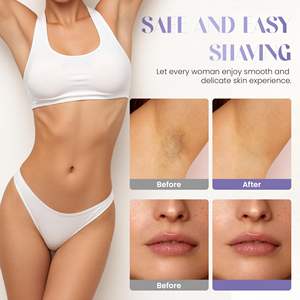 Depiladora Eléctrica Recargable para Mujer, Resistente al Agua, para Piernas, Axilas y Zona Púbica - Product Image 1
