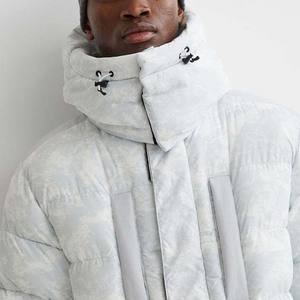 Coupe-vent surdimensionné personnalisé pour hommes Manteaux d'hiver à capuche épais et chauds en duvet Veste - Product Image 5