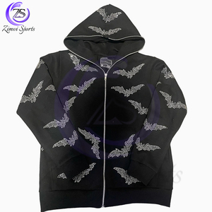 Made In Pakistan 2025 Casual Wear For Men Best Quality Breathable <b>Fabric</b> In Different Color Lightweight <b>Rhinestone</b> Hoodies - Product Image 1