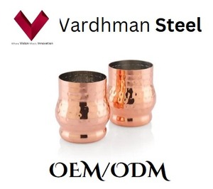 Wholesale Copper Glass, luxurious, durable, and designed to impress, Copper drinking glass, Copper beverage <b>cup</b>, Copper mug - Product Image 4