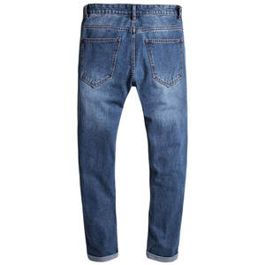 กางเกงยีนส์ซักตรงของผู้ชายกางเกงระบายได้ดีดีไซน์ใหม่ - Product Image 2