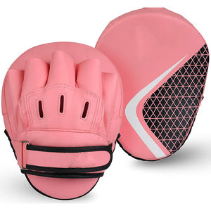 Tapis de mise au point de boxe en cuir avec rembourrage multicouche pour l'entraînement au combat MMA et mitaines de paume intérieure solides - Product Image 3