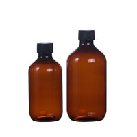 Bouteille en plastique personnalisée avec logo imprimé, 300 ml, 500 ml, avec bouchon sécurisé et bouchon intérieur pour le stockage de shampooing, d'hydrolat et de tonique