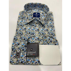 Camisa de primavera sólida de algodón 100% ajustada para hombre Tela transpirable cómoda hecha en Turkiye Disponible S a XXXL - Product Image 4