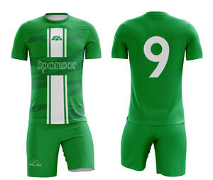 Uniforme de fútbol de poliéster de alta calidad Logotipo personalizado Impreso Camisa Tops Pantalones Bajo MOQ Sublimación Trajes de chándal para equipos de fútbol - Product Image 1