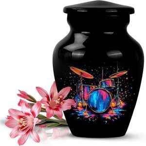 โกศโลหะทำจากทองเหลืองสำหรับงานศพโกศทำจากทองเหลืองสีสดดีไซน์ใหม่ล่าสุด - Product Image 4