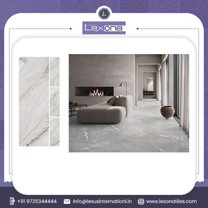 Carreaux de porcelaine de finition de sculpture de nouvelle conception 600x1800mm pour la décoration intérieure de mur et de sol Carreaux vitrifiés émaillés - Product Image 2