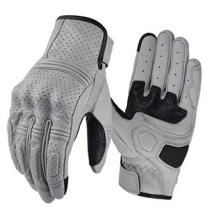 Guantes de Motociclista de Cuero de Oveja de Primera Calidad para Hombre, Fabricados en Pakistán - Product Image 1