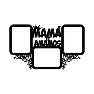 Cadre photo triple pour la fête des mères - Product Image 2