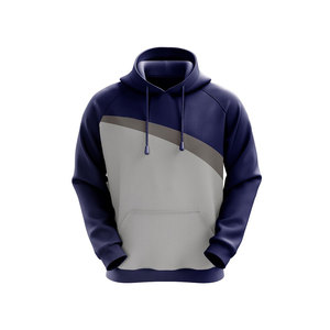 Sweats à capuche 100% coton épais pour hommes nouvelle mode hiver double couche logo brodé personnalisé premium solide 6XL bouffée vente en gros - Product Image 2