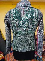 2022 stile Vintage Boho Banjara giacca da donna artigianale alla moda abbigliamento con ricami e paillettes lunga lunghezza