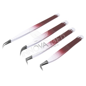 แหนบขนตาสแตนเลสมีด้ามจับนาโน45 75 90องศาพิมพ์โลโก้เพชรที่ติดฉลากตามสั่ง - Product Image 4