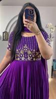 Robe Longue d'Été Décontractée pour Femme à Une Épaule Imprimé Fleuri en Mousseline Tricotée, Taille XL, Collection Mode 2023
