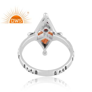 แหวนพลอยโกเมน925สเตอร์ลิงและพลอยโกเมนดีไซน์ที่ดีที่สุดของขวัญสำหรับผู้หญิงสำหรับผู้หญิง - Product Image 2