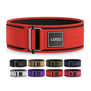 Wholesale Self-locking Adjustable Cotton & Neoprene Soft Professional Protection <b>Weight</b> Lifting <b>Belt</b> - Product Image 2