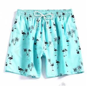 Venta al por mayor de poliéster estampados Casual Paisley-Estampado corto de los hombres Bandana-pantalones cortos de playa con personalización - Product Image 6