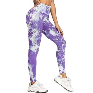 Fournir des services personnalisés Gym & Fitness vêtements athlétique Sublimation Legging 100% coton vente chaude Sexy Yoga Leggings - Product Image 2