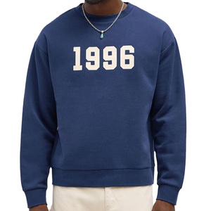 Unisex Oversized Relaxed Fit Crewneck Sweatshirts Premium Quality 100% Cotton Fleece Long Sleeve Pullover Private Label OEM ODM - Product Image 1