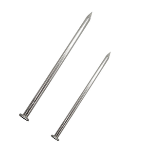 Clavos de Acero Redondos de 5 Pulgadas de Color Brillante, Clavos Universales para Madera, Caja de 1 kg, Caja de 25 kg, Tornillo - Product Image 1