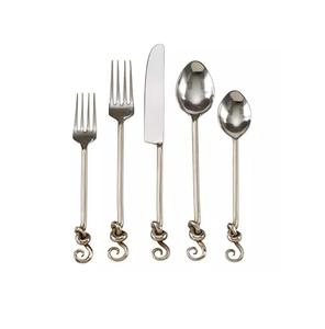 Prix de vente élevé ensemble de couverts avec poignée en métal nouveau look ensemble de couverts en métal dernier ensemble de couverts en prix de gros pas cher - Product Image 3