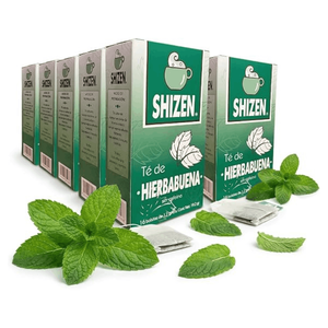 Tè alla menta Shizen / Spearmint Confezione da 10 scatole contenenti 16 bustine da 1,2 g ciascuna. - Product Image 1