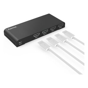 Hama HDMI Switch 3 Port 4K Black With Remote <b>Control</b> For <b>TV</b> And Monitor - Product Image 2