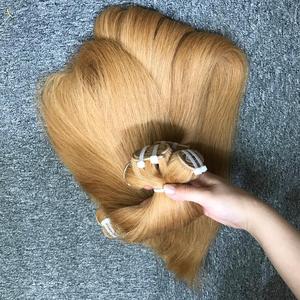 Precio de fábrica de alta calidad, cabello virgen Remy vietnamita crudo, mechones rectos rubios miel, extensiones de tejido humano de Vietnam 100% - Product Image 4