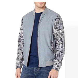 Chaqueta Bomber de Lona Personalizada para Hombre, Estilo Urbano, Corte Ajustado, 100% Poliéster, con Bordado, Nuevo Diseño, Venta al Por Mayor - Product Image 6