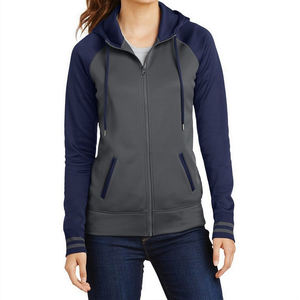 Sweat à capuche zippé pour femme, tendance, en polaire, imprimé, broderie 3D, coupe ample, décontracté, doux, pour l'hiver - Product Image 1