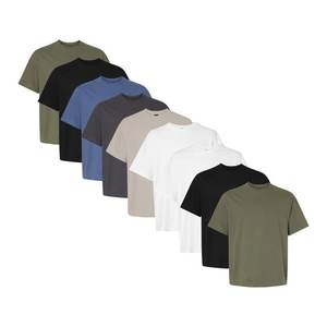 เสื้อยืดคอกลมผ้าคอตตอน100% สำหรับผู้ชาย240ก. เสื้อยืดปักโลโก้เสื้อเปล่าสำหรับผู้ชายเสื้อฤดูร้อนที่ยั่งยืน - Product Image 4