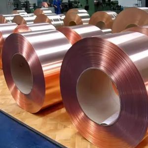Bobinas de Lámina de Cobre Eléctrico, Rollos de Alambre de Cobre Puro para Cables, Bobinas de Lámina de Cobre Laminado en Frío - Product Image 4