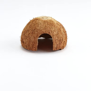 Cachette pour petits animaux écologique et durable fabriquée à partir de coquilles de noix de coco produits de terrarium de la meilleure qualité - Product Image 1