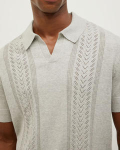 Suéter informal de ajuste holgado de punto clásico y de moda para hombres para ropa de invierno al aire libre jersey con logotipo personalizado y bordado - Product Image 1