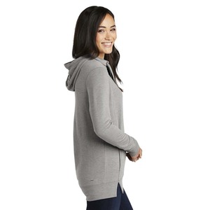 Sweats à capuche en molleton personnalisés pour femmes noires vente en gros pour femmes - Product Image 6