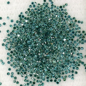 Diamante Natural Redondo Brillante de Color Azul, Amarillo y Marrón de 1.25MM-1.00 Quilates VS Si1 de la India - Product Image 3